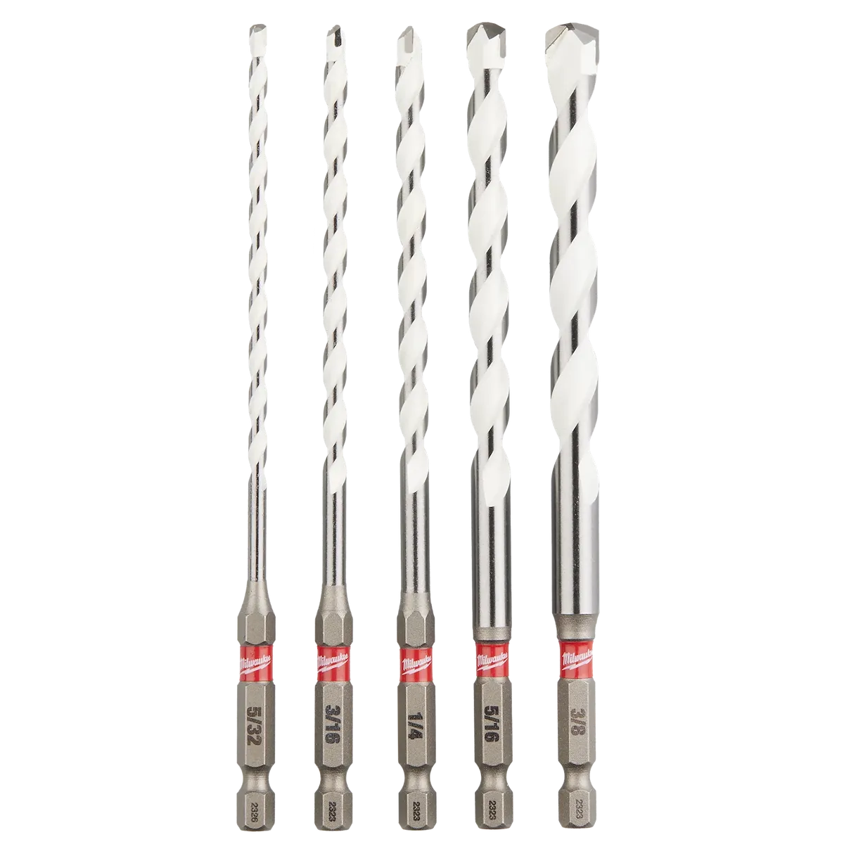 Milwaukee 5 PC SHOCKWAVE Impact Duty Carbide Multi-Material Drill Bit Set 48-20-8898