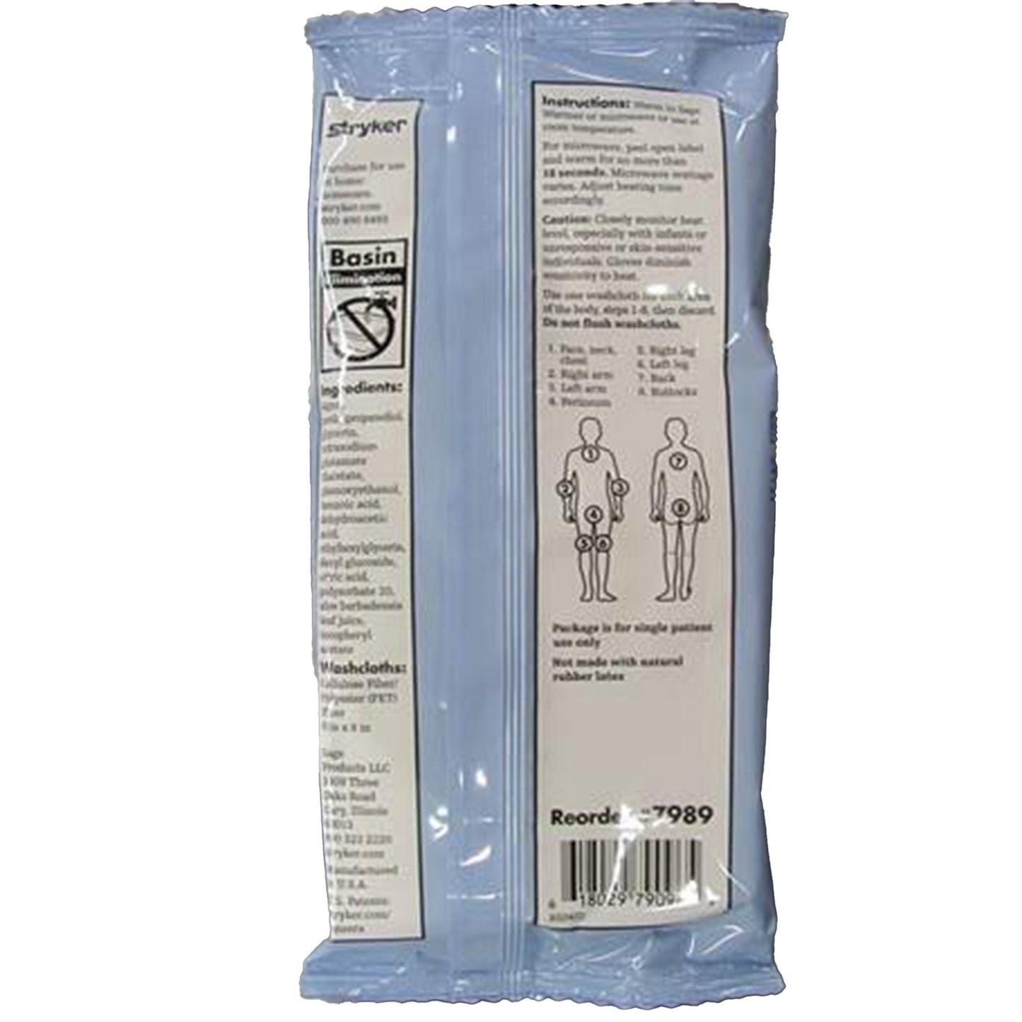 Sage® Rinse-Free Bath Wipe
