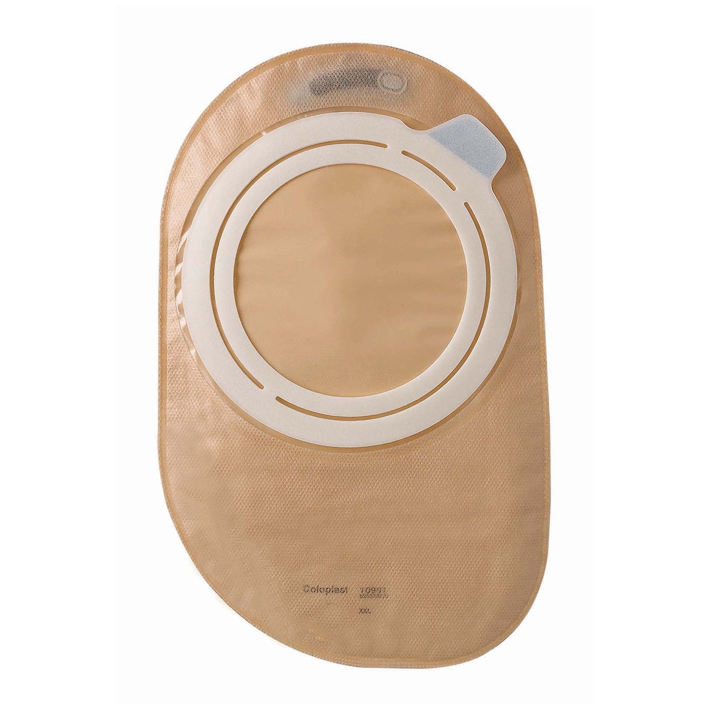 SenSura® Flex 2-Piece Closed End Transparent Ostomy Pouch, Yellow Match