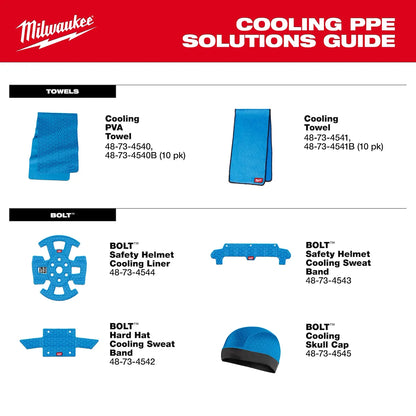 Milwaukee BOLT Safety Helmet Cooling Liner 48-73-4544