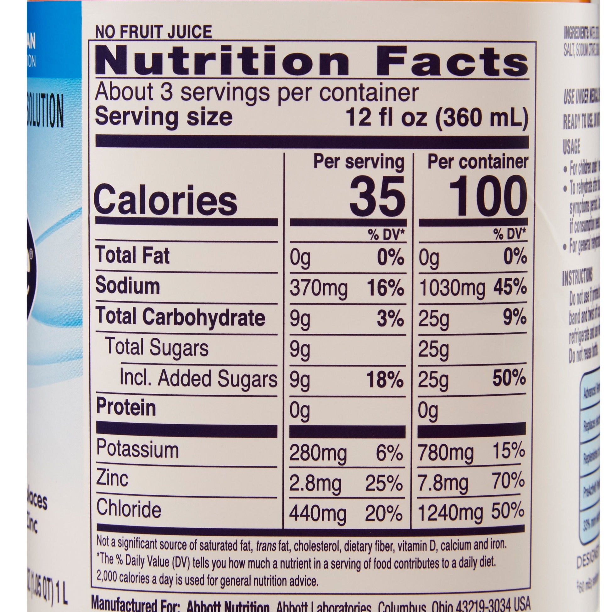 Pedialyte® Mixed Fruit Electrolyte Solution, Bottle