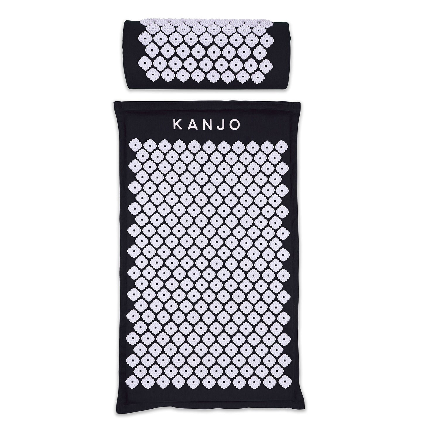Kanjo Memory Foam Acupressure Mat Set, Black