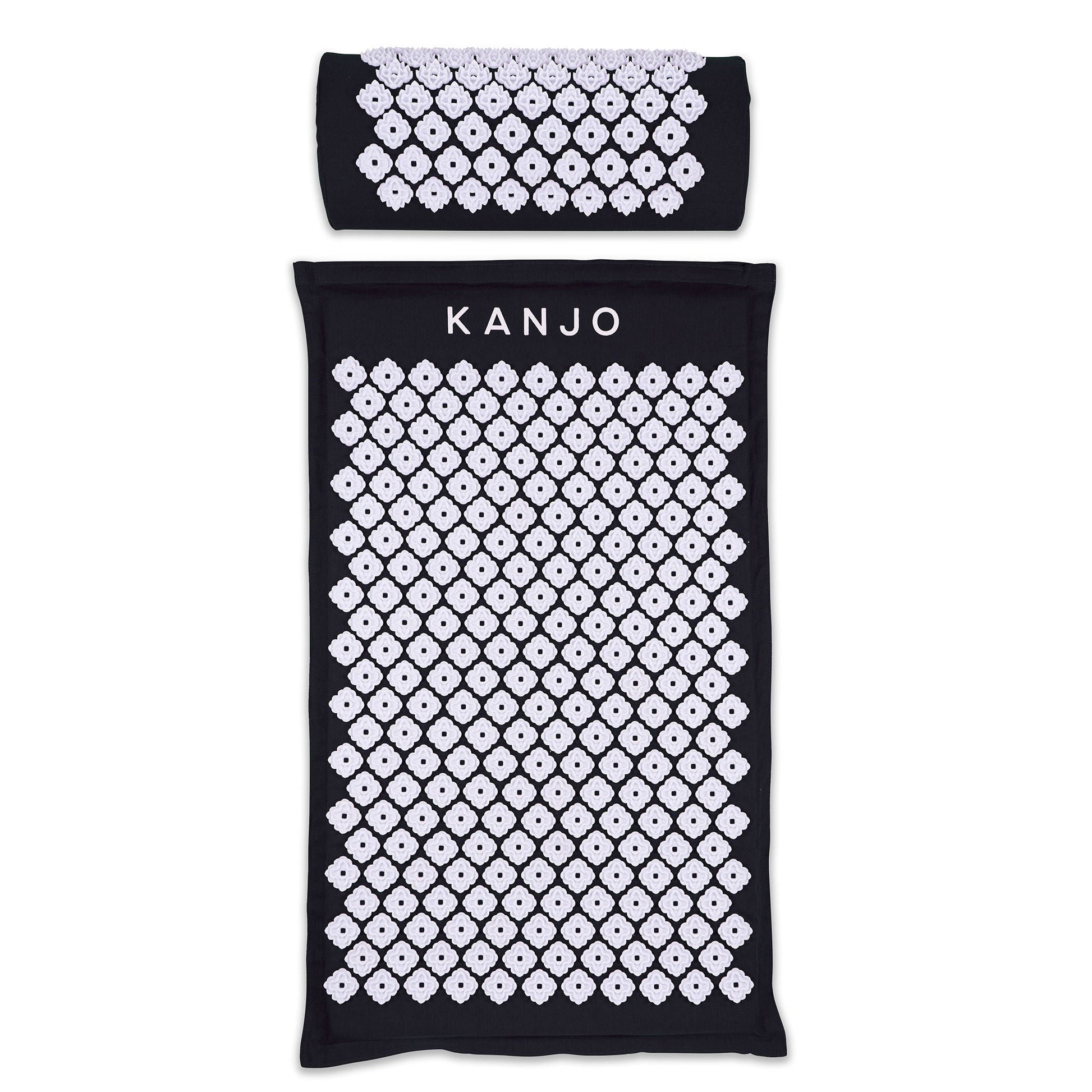 Kanjo Memory Foam Acupressure Mat Set, Black