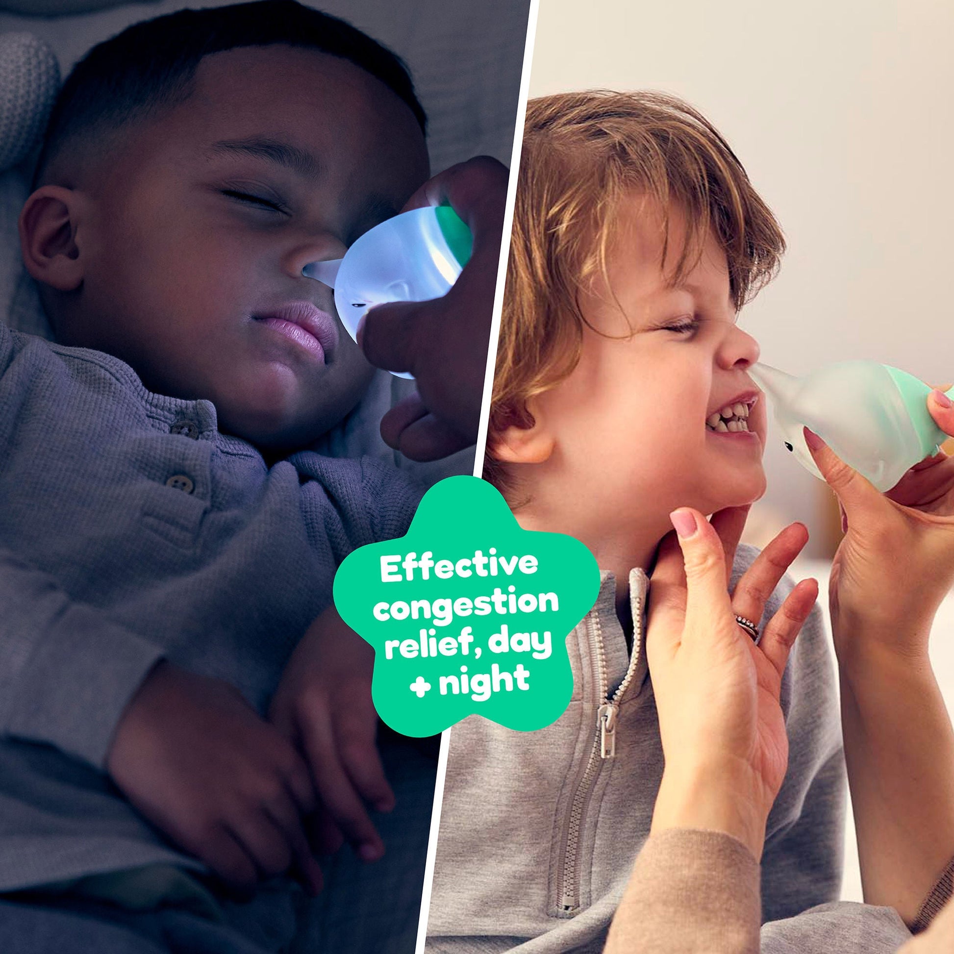 Playhouse MD Nasal Bulb for Babies and Toddlers, Green, Narwhal Character