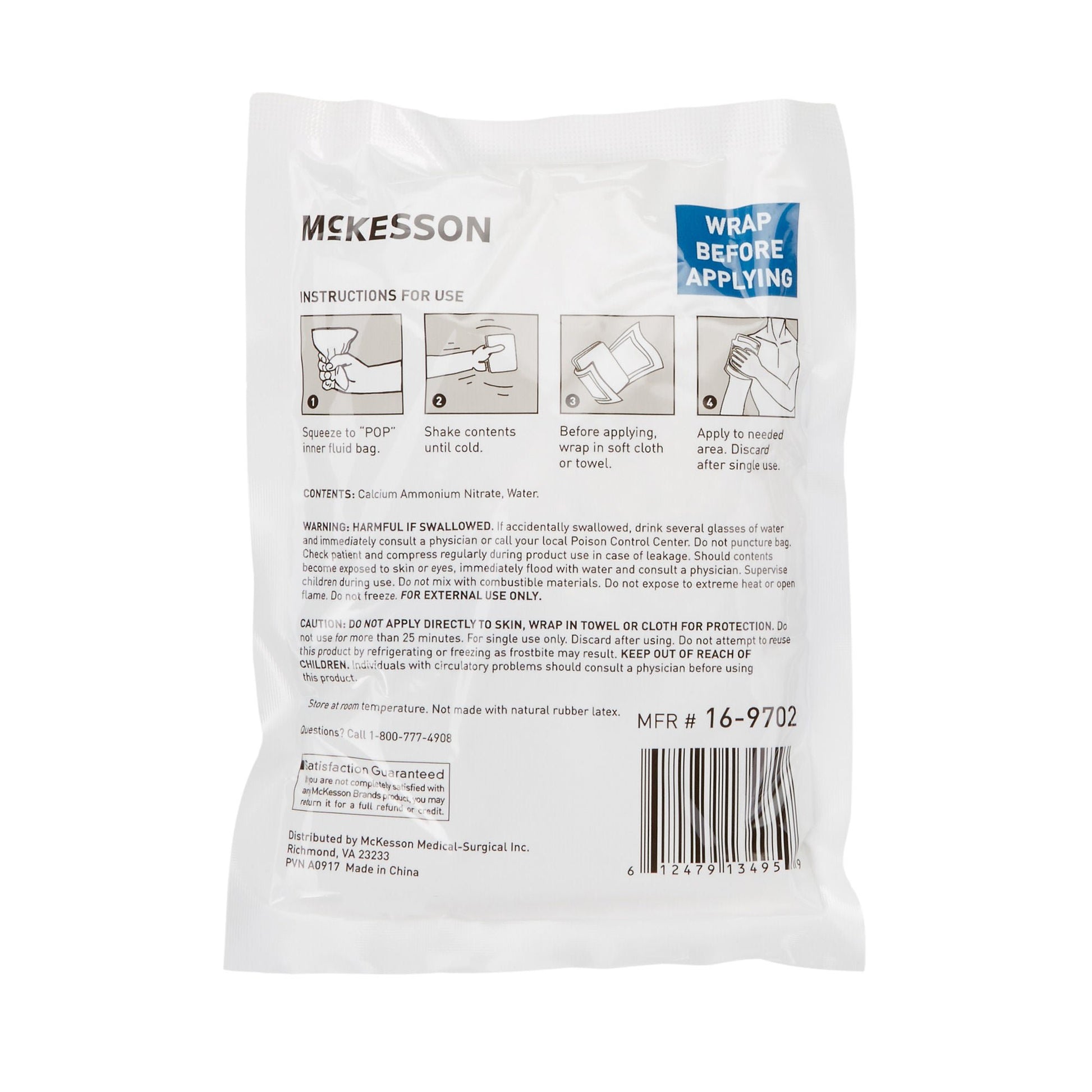McKesson Instant Cold Pack