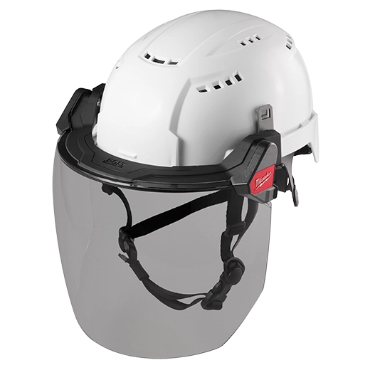 Milwaukee BOLT Full Face Shield - Gray Dual Coat Lens (Compatible with Safety Helmets & Hard Hats) 48-73-1425