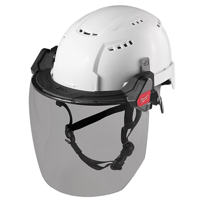 Milwaukee BOLT Full Face Shield - Gray Dual Coat Lens (Compatible with Safety Helmets & Hard Hats) 48-73-1425