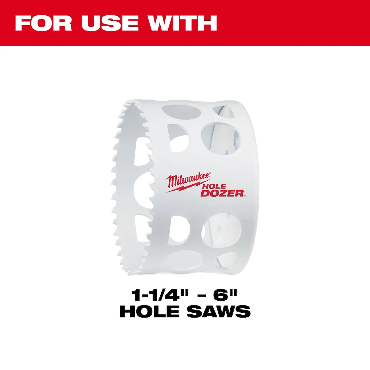 Milwaukee Large Thread Pull-Back Arbor 3/8" Shank 49-56-7250