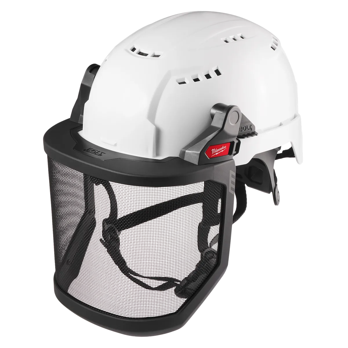 Milwaukee BOLT Full Face Shield - Metal Mesh (Compatible with Safety Helmet [No Brim]) 48-73-1431