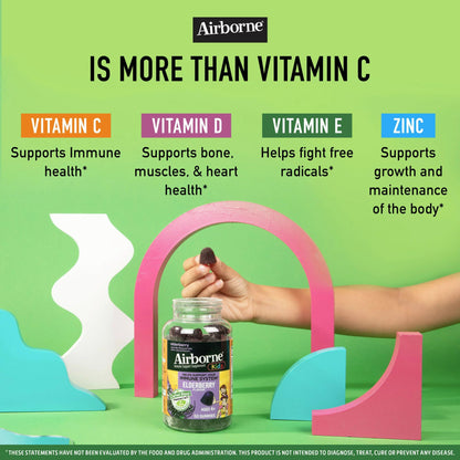 Airborne® Immune Support Supplement Gummies Elderberry