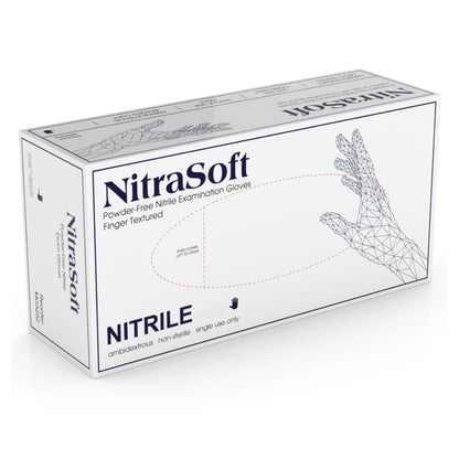 NitraSoft 250 Nitrile Exam Gloves, Cobalt Blue - view 2