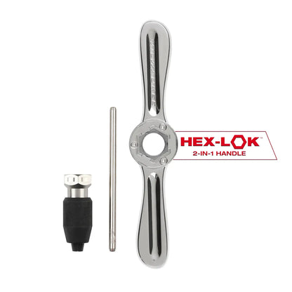 Milwaukee HEX-LOK 2-in-1 Tap and Die Threading Handle & Tap Collet 49-57-5003 | 2-Piece, Metal