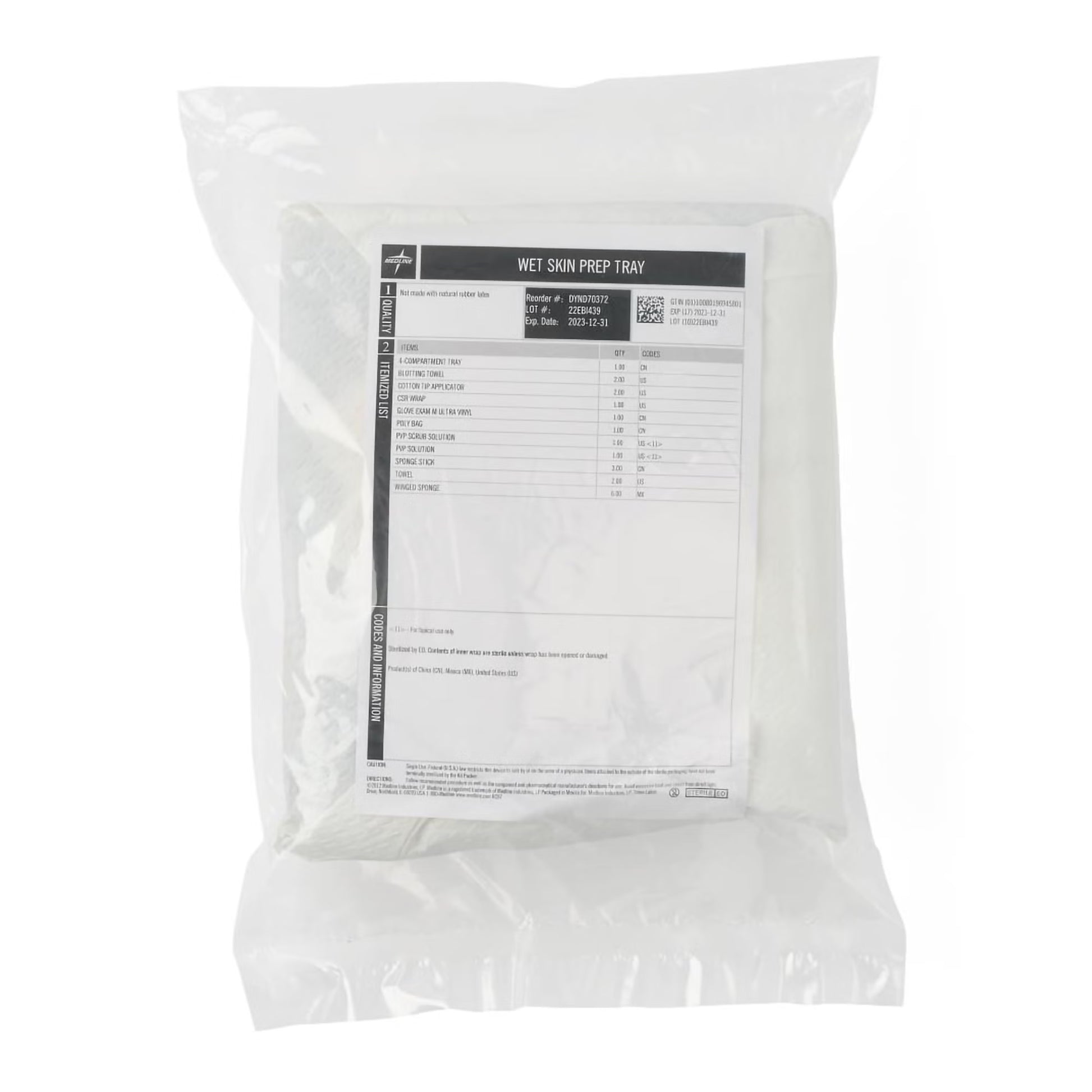 E Kit Wet Skin Scrub Tray