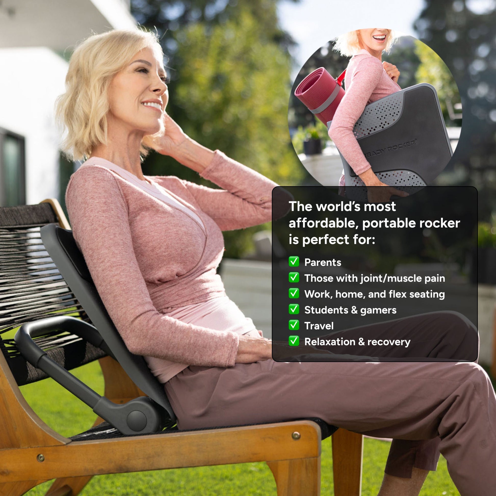 Ready Rocker Rocking Device, Gray