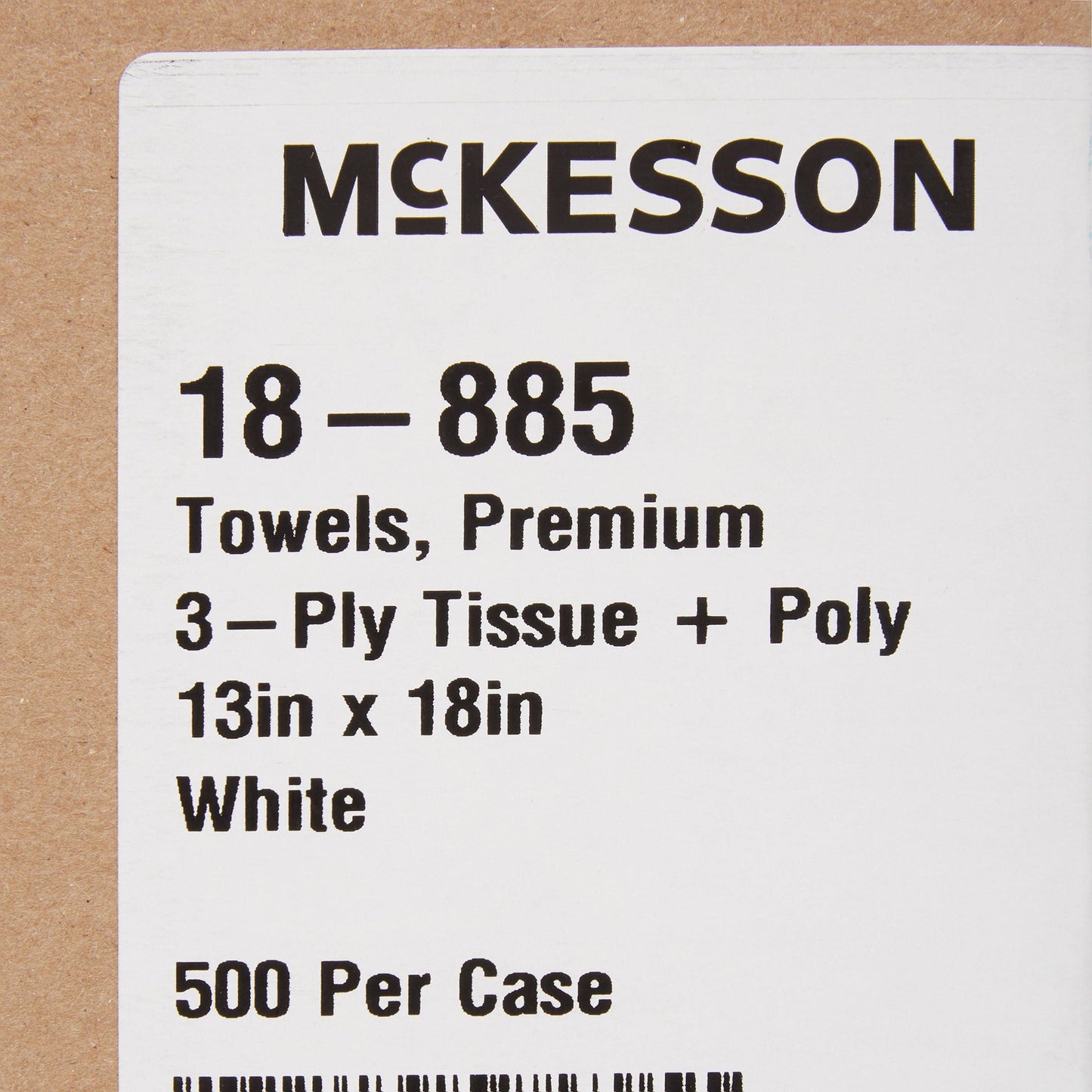 McKesson Nonsterile White Procedure Towel