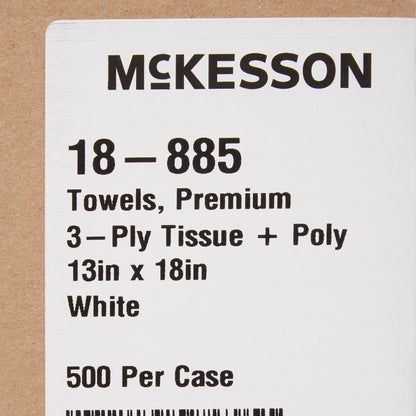 McKesson Nonsterile White Procedure Towel