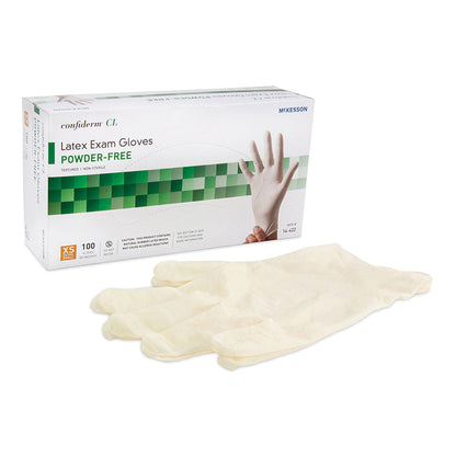 McKesson Confiderm® CL Latex Exam Gloves, Ivory