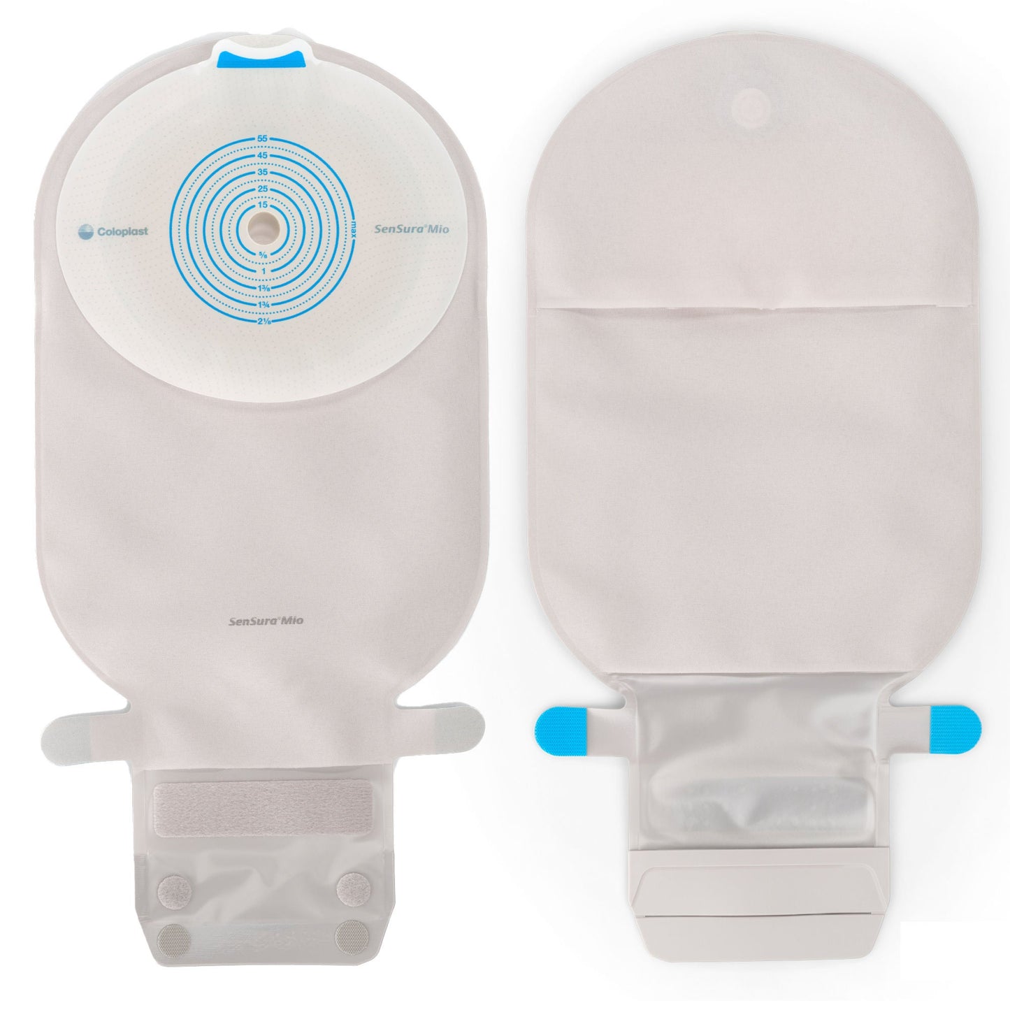 SenSura® Mio Flat 1-Piece Opaque Ostomy Pouch, Trim to fit Stomas