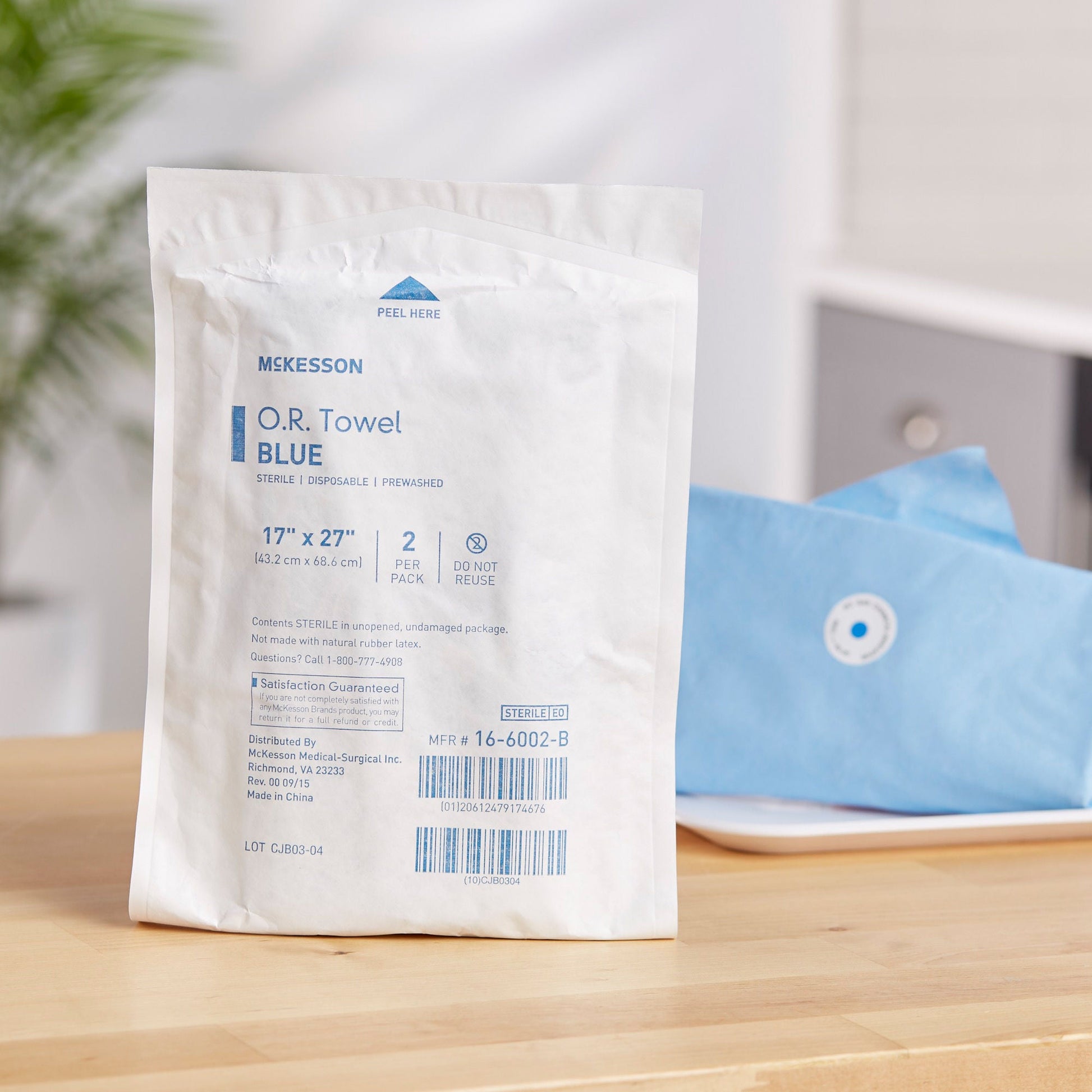 McKesson Sterile Blue O.R. Towel