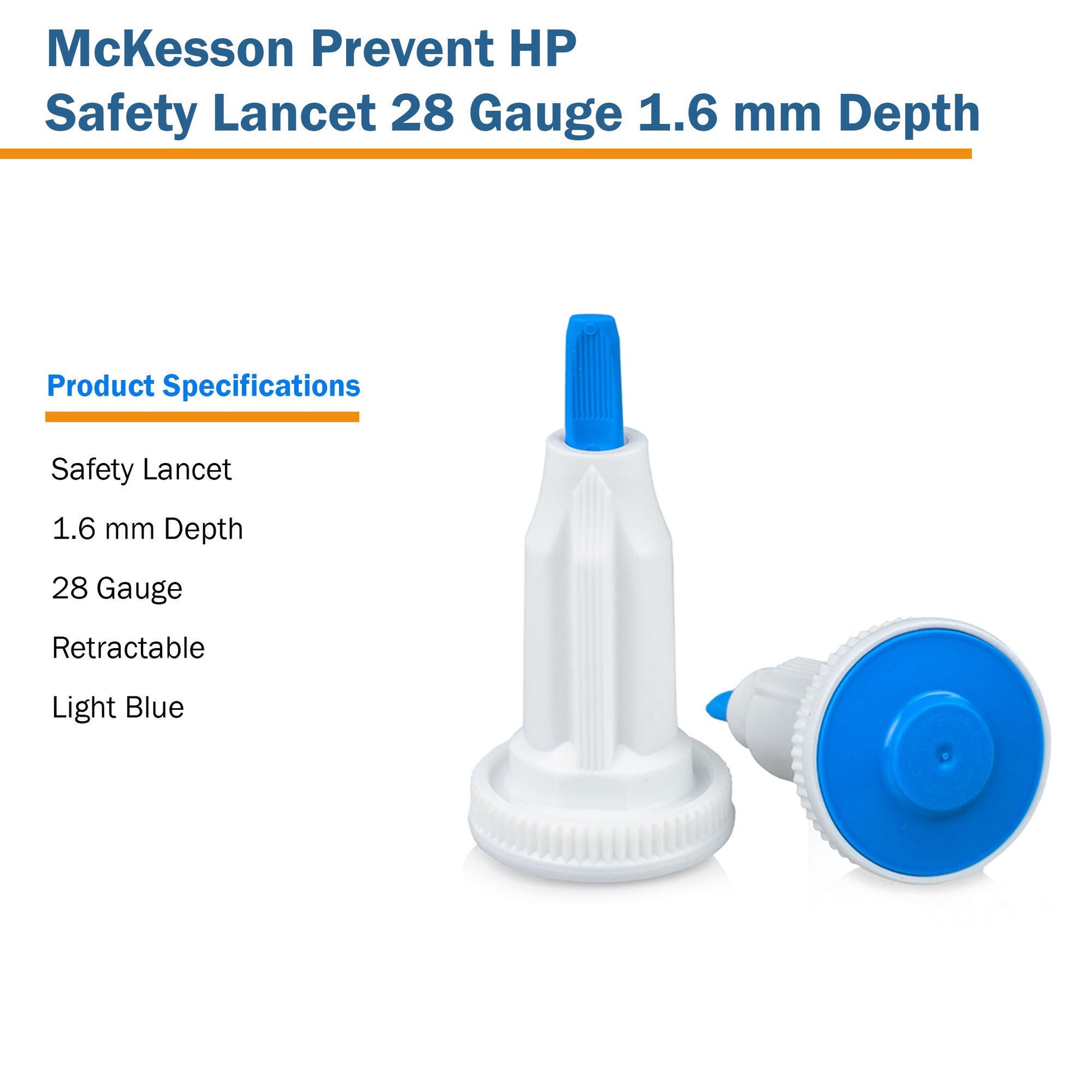 McKesson Prevent® HP Push Button Safety Lancet