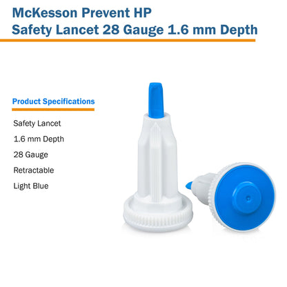 McKesson Prevent® HP Push Button Safety Lancet