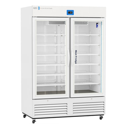 ABS Premier Upright Refrigerator Pharmaceutical 49 cu.ft. 2 Glass Swing Doors Cycle Defrost