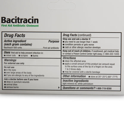 Bacitracin First Aid Antibiotic Ointment, tube