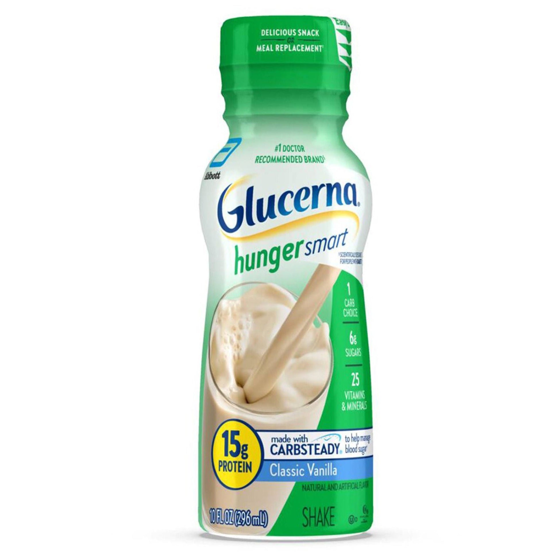 Glucerna® Hunger Smart Shake, Vanilla Flavor, bottle