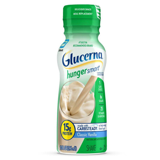 Glucerna® Hunger Smart Shake, Vanilla Flavor, bottle