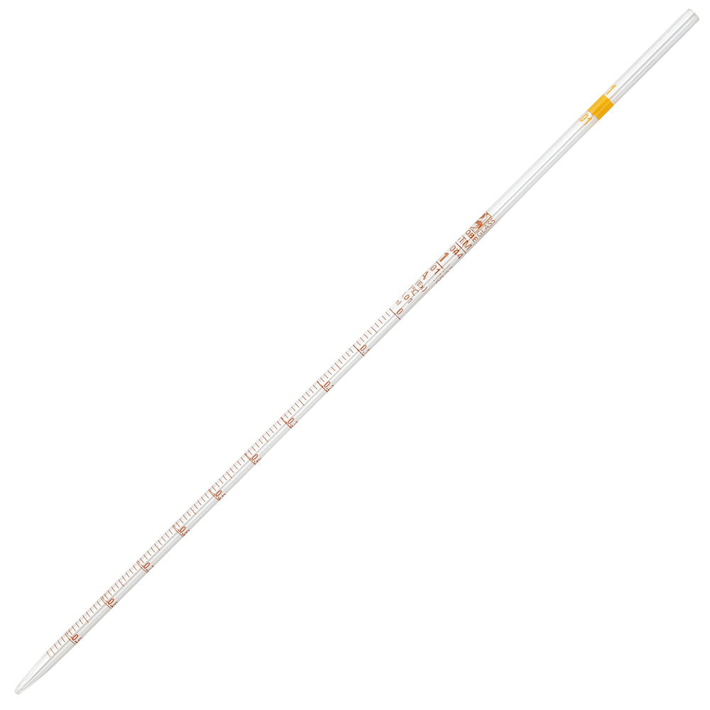 1 mL Serological Pipettes, Glass Class A, Reusable TD, 0.01 Graduations — 6/Box | Globe Scientific