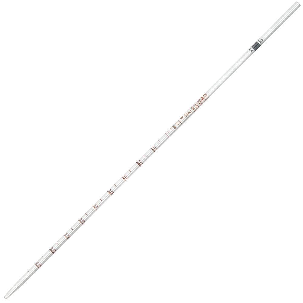 0.2 mL Serological Pipettes, Reusable Borosilicate Glass, TD, Black Band, ASTM E1044 — 6/Box | Globe Scientific
