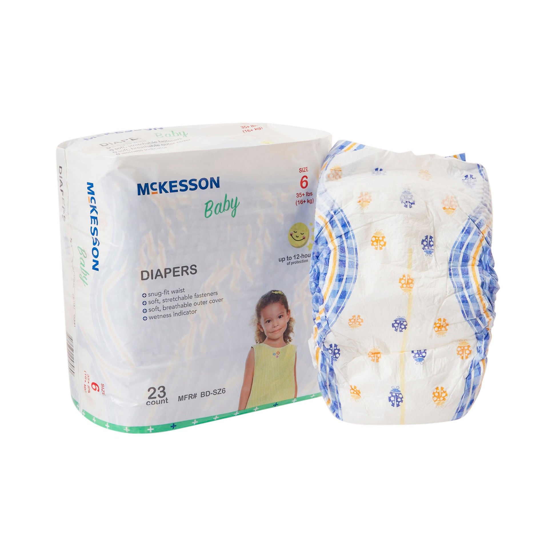 McKesson Baby Diaper, for Toddlers weighing 35+ lbs.