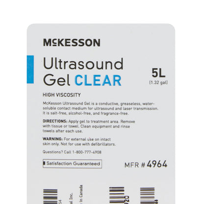 McKesson Ultrasound Gel, Clear, Cubitainer