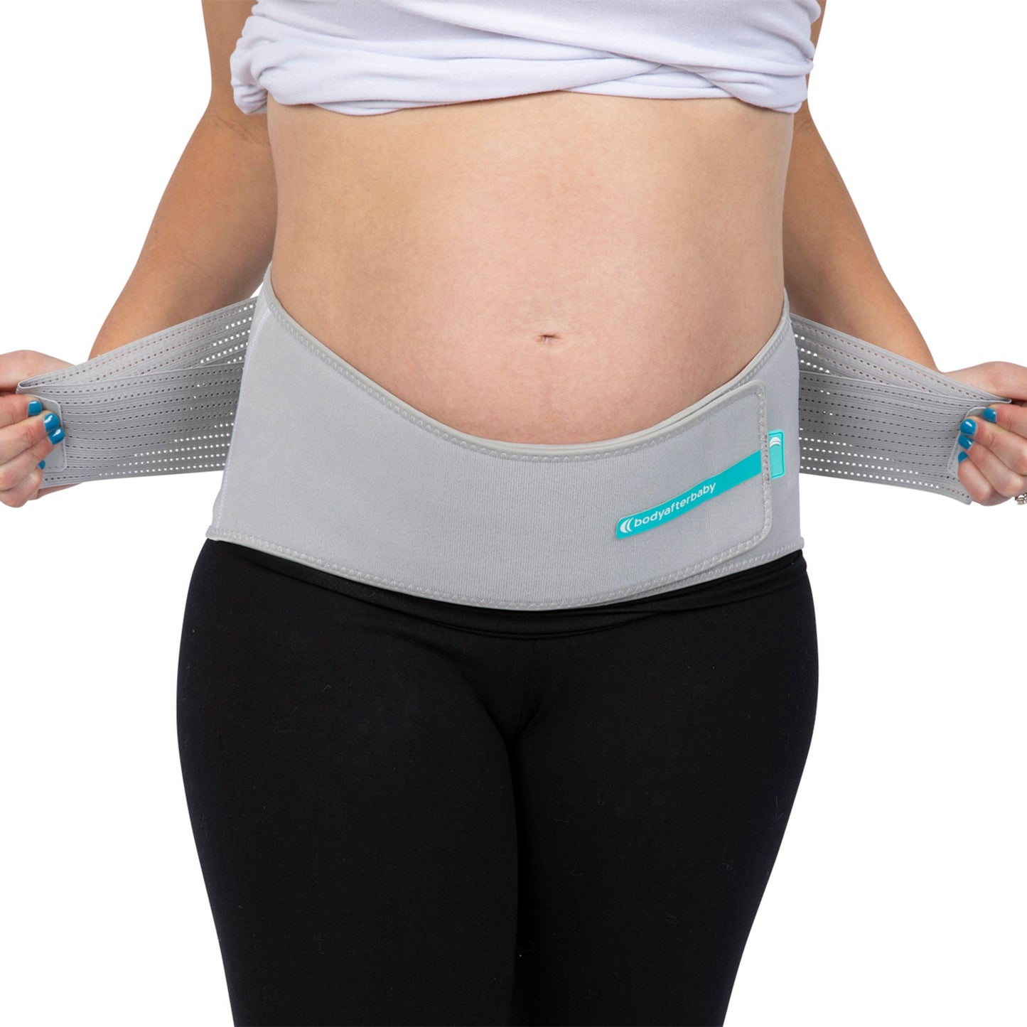 NINER Premium Maternity Support Belt Hook and Loop Closure 24 to 32 Inch Under Belly Circumference / 0 to 4 Pre-Pregnancy Pant Size Adult