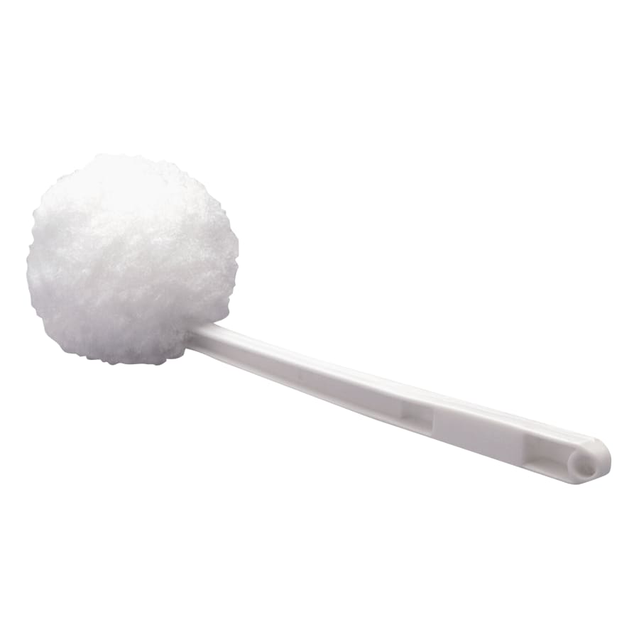 Boardwalk Paper Deluxe Bowl Mop, 10 in Handle, 2 in dia. Head, Plastic, White (BWK00160)