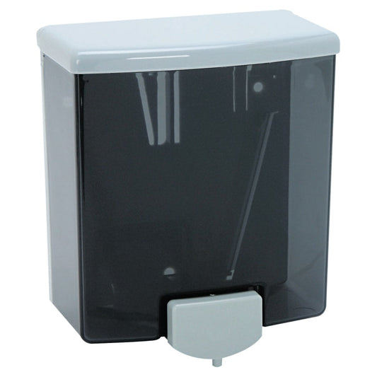 Bobrick Washroom ClassicSeries Surface-Mounted Soap Dispenser, 40oz, Black/Gray (BOB40)