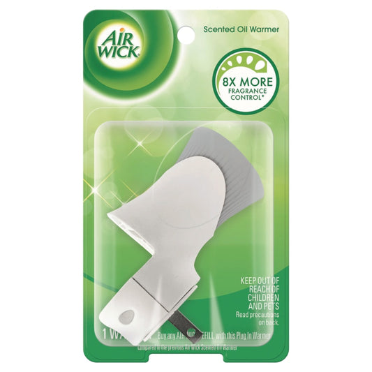 Air Wick Scented Oil Warmer, 2 5/16w x 3-11/16d x 6-5/16h, White (RAC78046)