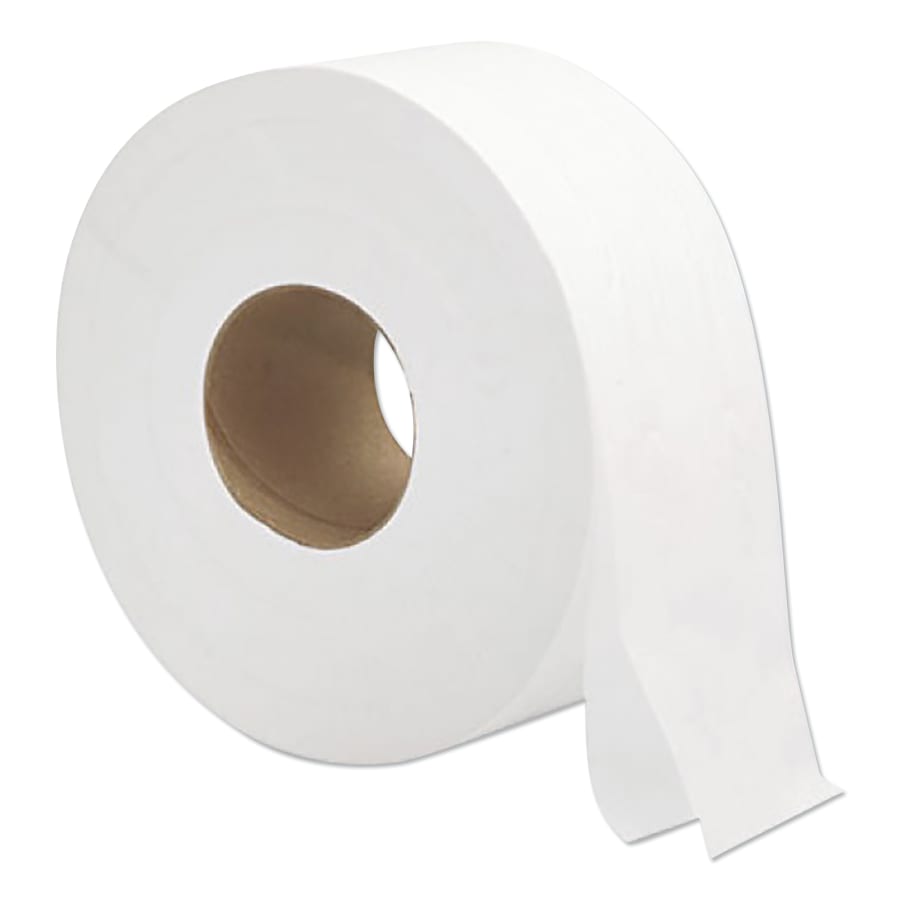 General Liners 2-Ply Bath Tissue Roll, 3.8 in W x 4.5 in L Sheets, 750 ft Roll Length, Jumbo Roll (GEN9JUMBOB)