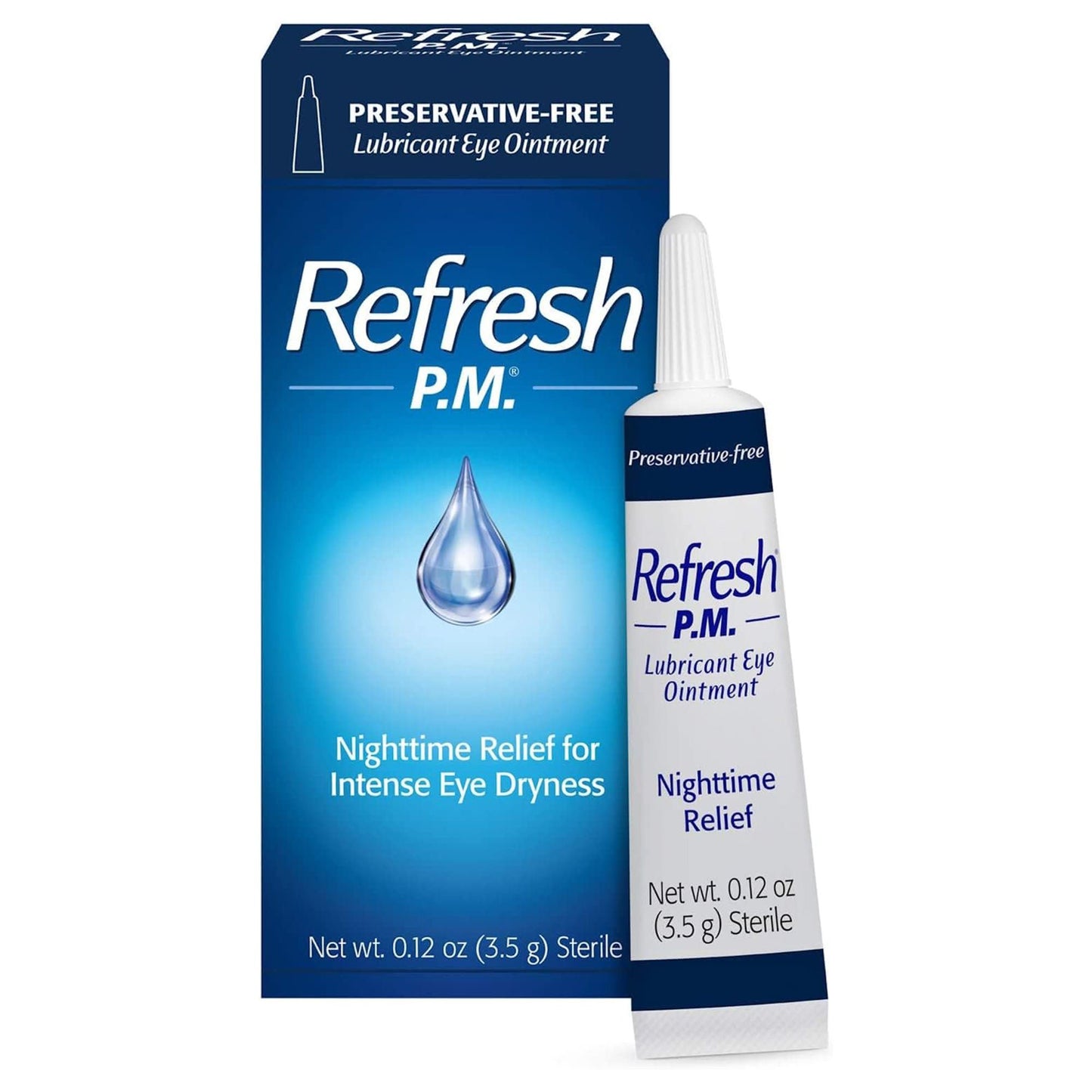 Refresh P.M.® Lubricant Eye Ointment, Dropper Bottle