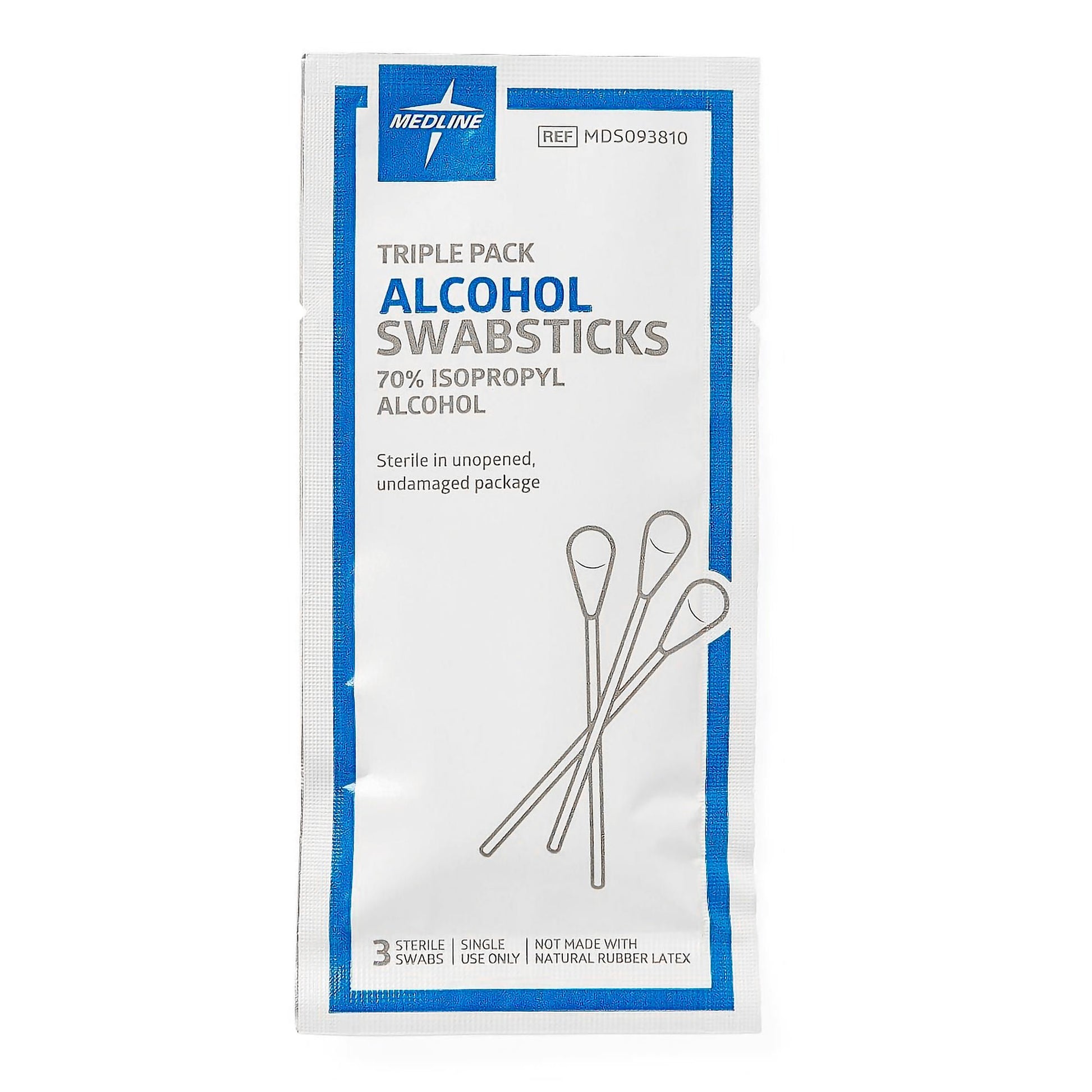 Impregnated Swabstick 70% Strength Isopropyl Alcohol Individual Packet