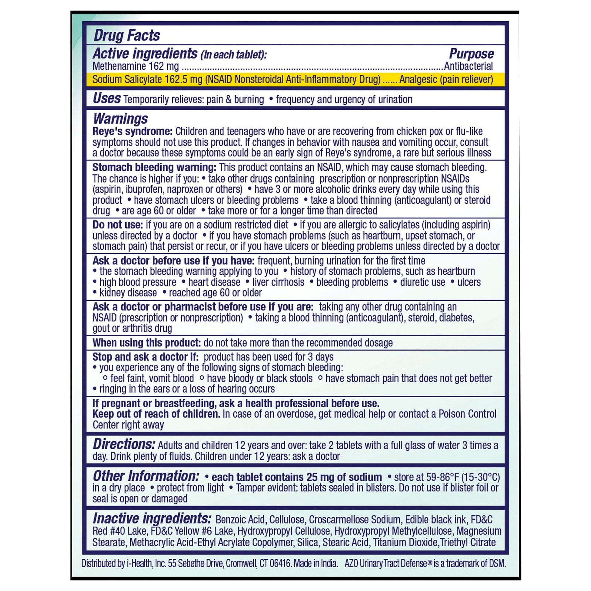 AZO® Urinary Tract Defense Tablets