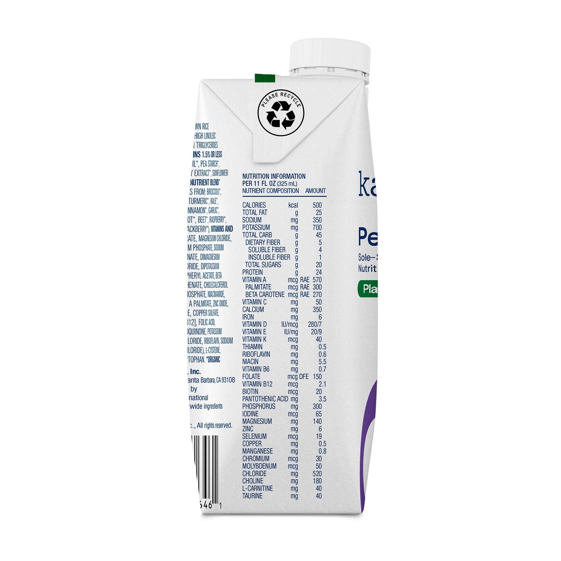 Kate Farms® Standard 1.5 Sole-Source Nutrition Formula, carton