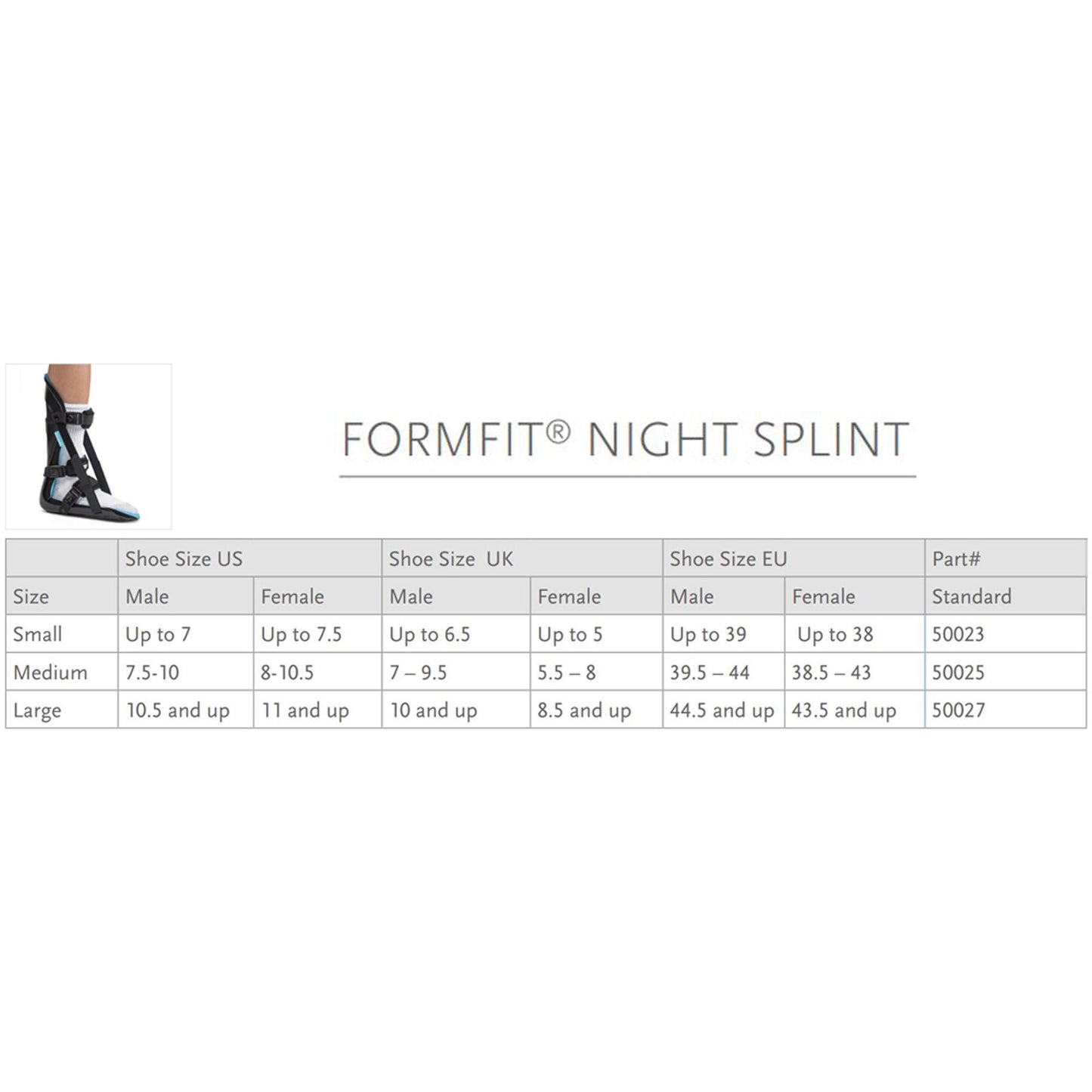 Ossur® FormFit® Night Splint