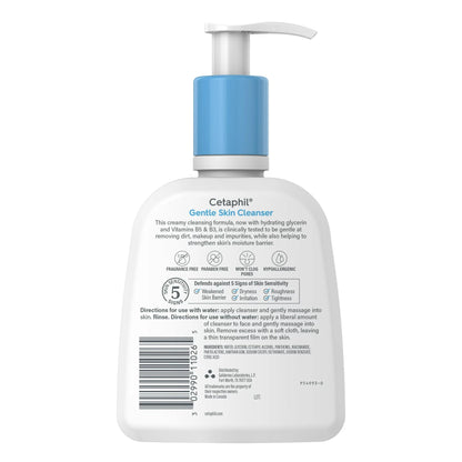 Cetaphil® Gentle Skin Cleanser Normal To Dry Skin Unscented, Pump Bottle