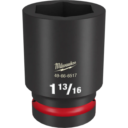 Milwaukee SHOCKWAVE Impact Duty 1" Drive 1-1/8" Deep 6 Point Socket 49-66-6519