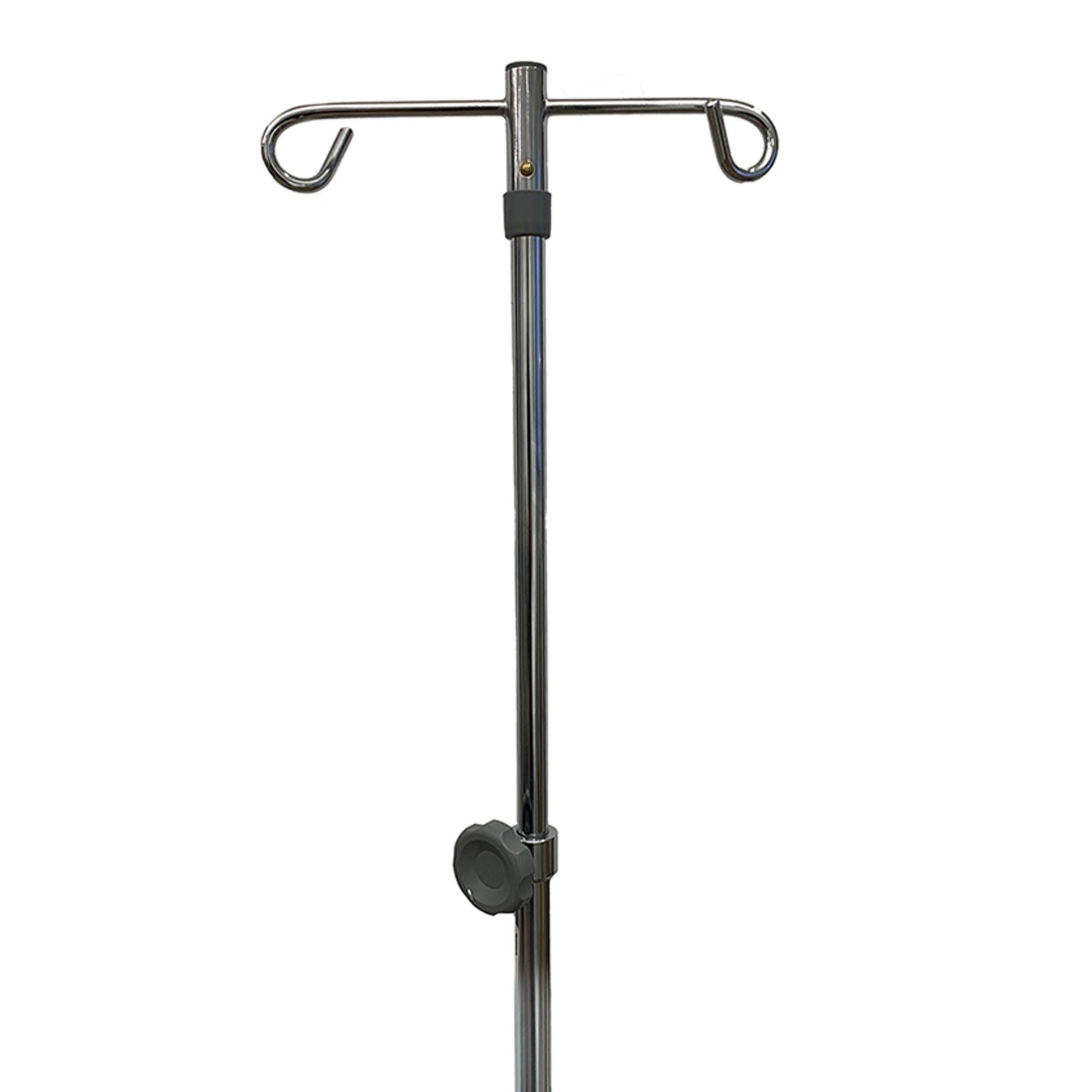IV Stand Floor Stand 2 Hooks 5 Legs with Casters