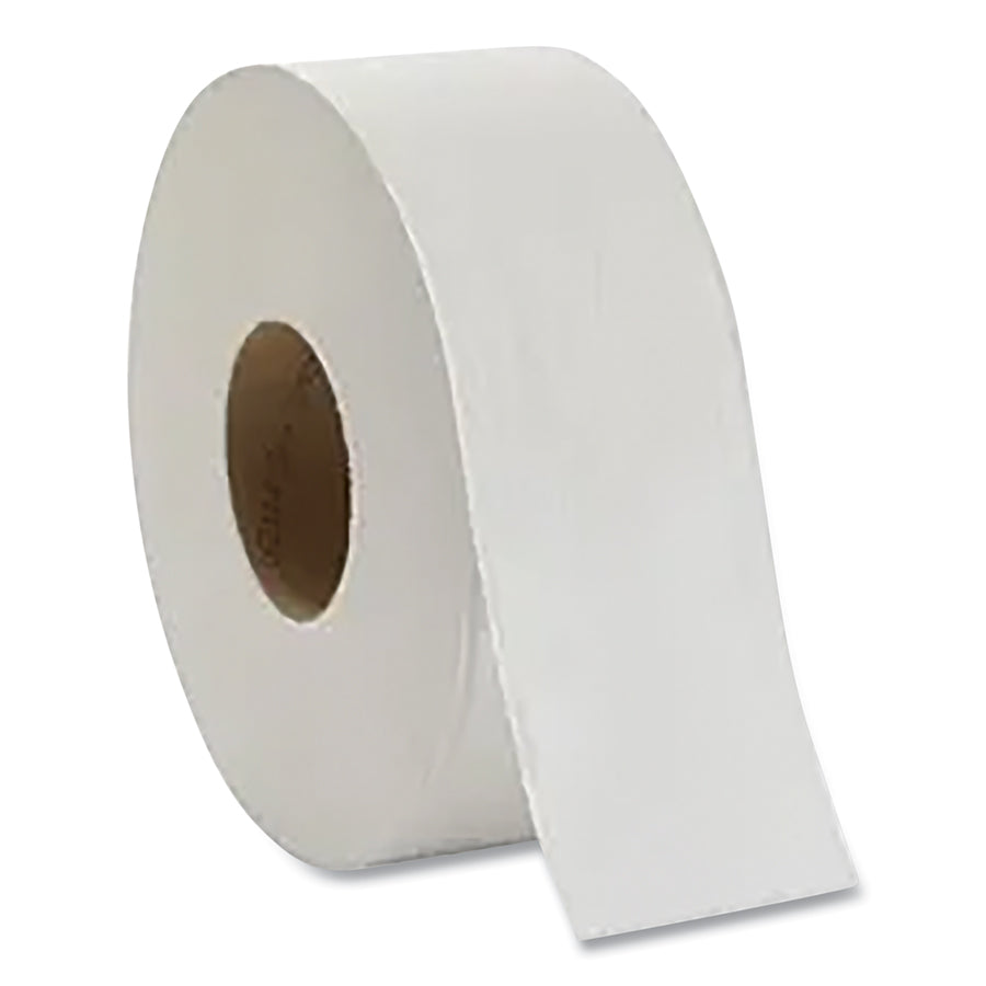 Pacific Blue Basic™ Jumbo JR Bath Tissue, 3.5 in W, 1000 ft, 2 Ply, 8 RL/CA (12798)