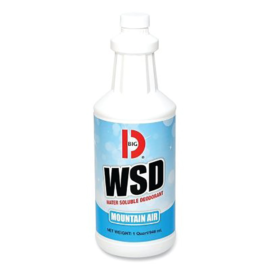 Big D Industries Water-Soluble Deodorant, 32 oz, Bottle, Mountain Air (BIGD358)