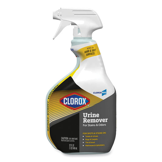Clorox Urine Remover, 32 oz, Spray Bottle, Clean Floral (CLOX31036)