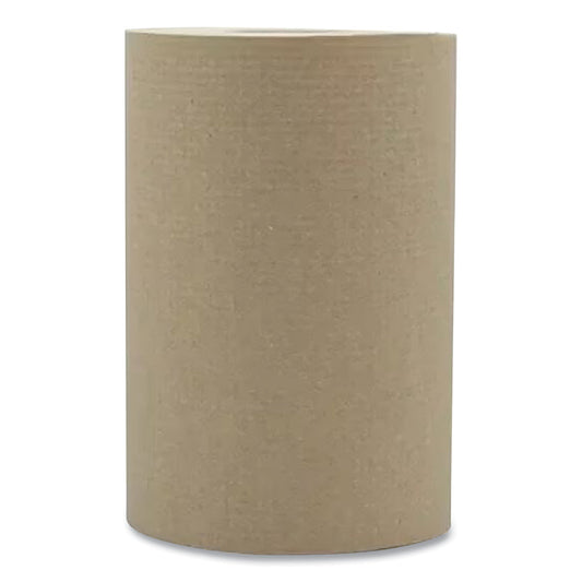 Victoria Bay Roll Paper Towel, 1-Ply, Recycled Paper, Embossed, Kraft, 350 ft L, Hardwound (VBRT350K)